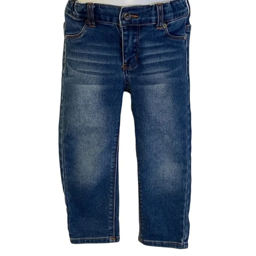 DKNY Boys Blue Skinny Jeans Size 4 with Pockets